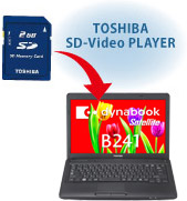 TOSHIBA SD-Video PLAYERイメージ