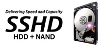 ハイブリッドドライブ（SSHD）イメージ